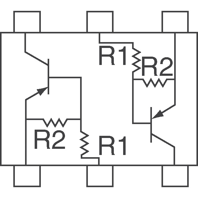 DDA144EU-7-F Diodes Incorporated  Transistor - Bipolari (BJT) - Array pre-polarizzati